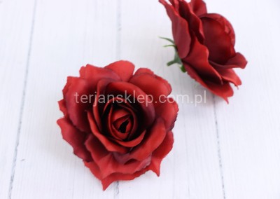 Róża wyrobowa BL010 (12 szt) new red (red black)