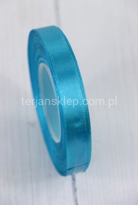 Taśma satynowa 35 mm x 32mb  morski