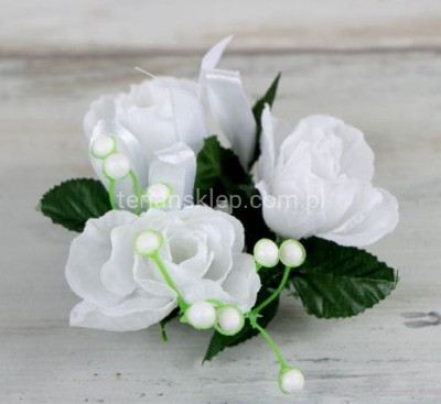 Stroik na świecę U066 -01  white