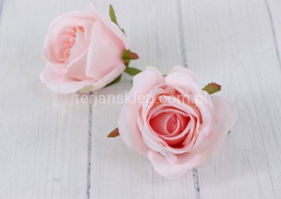 Róża wyrobowa MGHT (12 szt) powder pink/green #114