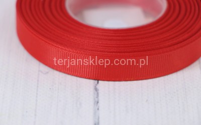 Taśma rypsowa 1,2cm x 25Y red / #050