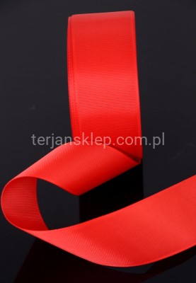 Taśma rypsowa 3,8cm x 25Y red / #050