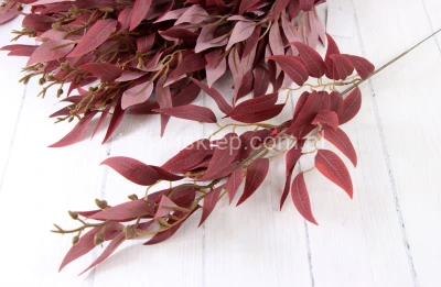 Gałąź Ruskus LIU388 (12 szt) burgundy