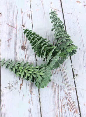 Choinka brokacona PIK (24szt) XTIK015  DR GREEN H15