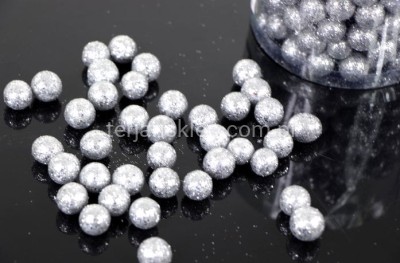 Kulki brokacone  CV10138  silver#2