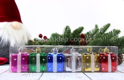 Bombki plast. TG44015 (6 szt) PREZENTY