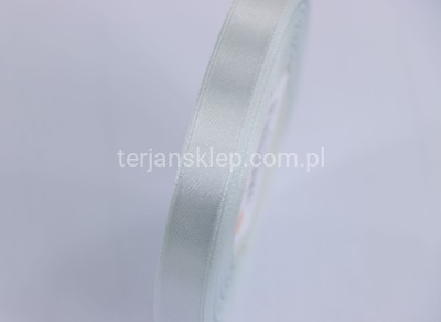 Taśma satynowa 12mm x 32mb ice silver (b.j.szary)