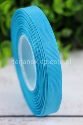 Taśma rypsowa 1,2cm x 25Y  dk turquise