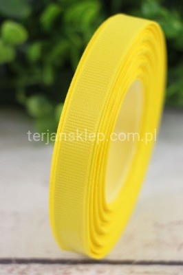 Taśma rypsowa 1,2cm x 25Y  yellow