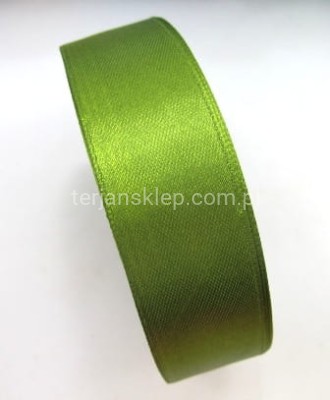 Taśma satynowa 25mm x 32mb j.oliwka