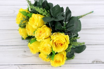 Wiązka róż LIU104 (12 szt) yellow #8