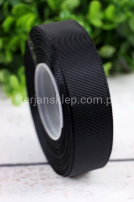 Taśma rypsowa 3,8cm x 25Y black #900