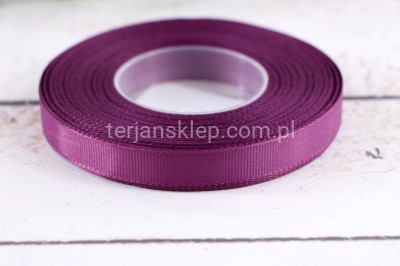 Taśma rypsowa 2,5cm x 25Y  plum #14 / dark Purple