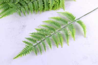 Paproć plast. TIK122 (12 szt) zielona