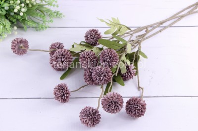 Gałązka z kulkami CV17874  aut dr violet #1/2