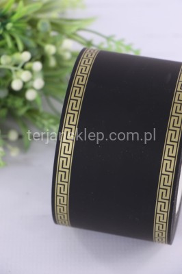 Szarfa 7,5 cm x 50y ATHENIS black/gold