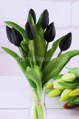 Tulipany silikonowe w wiązce (7 szt) CV18674 black #13