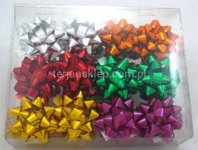 Kokardki samoprzylepne fi 6 cm (24 szt)