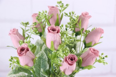 Bukiet pastelowych pąków róż CV21255 dr pink #4