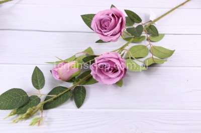 Gałąź z różami CV06238 dr pink (lila) #8