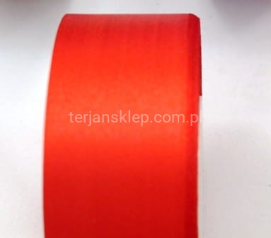 Taśma satynowa 5 cm x 32 mb red / #050