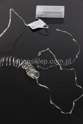 Lampki drucikowe LED na baterie (120 ledów, 12 m) TG38862 zimne światło#1