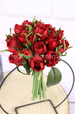 Wiązka róż CA844 "ślubna" czerwień