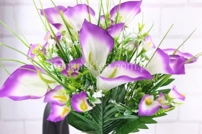 Bukiet calla J220 B lilac cream