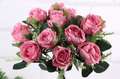 Wiązka róż LIU104 (12 szt) dirty pink #14