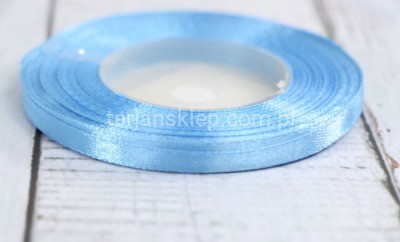Taśma satynowa 6mm blue / błękit