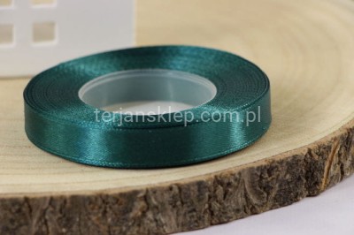 Taśma satynowa 12mm  bottle green