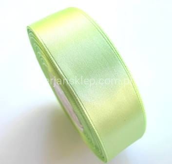 Taśma satynowa 25mm x 32 mb lt mint