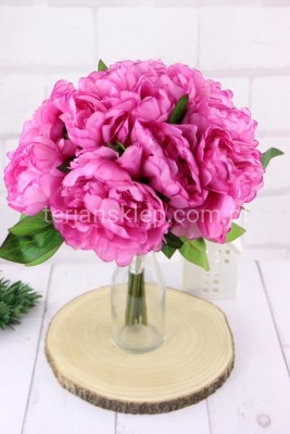 Wiązka ślubna z peonii SUN533 ass#1 pink edge beauty