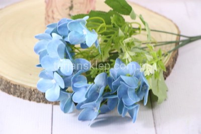 Bukiet hortensji mniejszy CV31439  blue #8
