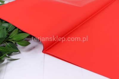 Folia satynowa (20 arkuszy) 58 x 58 cm red