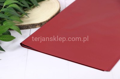 Folia satynowa (20 arkuszy) 58 x 58 cm lt burgundy