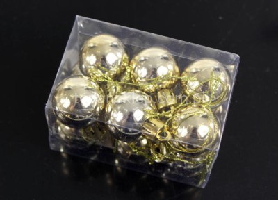 Bombki połysk fi 30 mm  TG52813 / TG63119  gold#2