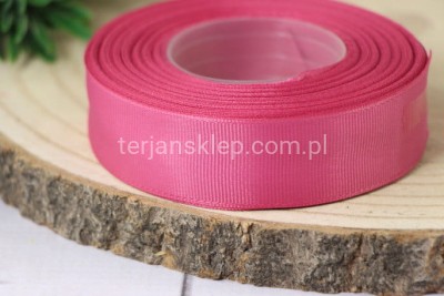 Taśma rypsowa 2,5cm x 25Y indian pink