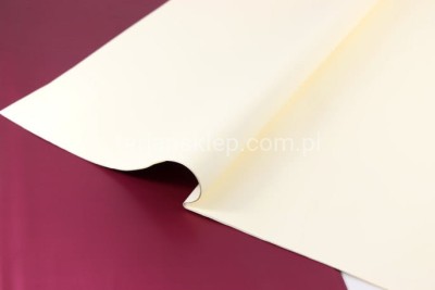 Folia satynowa (20 arkuszy) 58 x 58 cm ecru