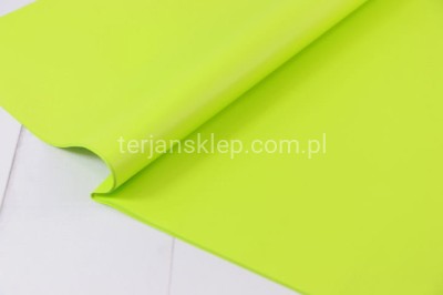 Folia satynowa (20 arkuszy) 58 x 58 cm apple green