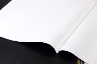 Folia satynowa (20 arkuszy) 58 x 58 cm white