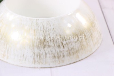 Doniczka Henka DUŻA white/gold
