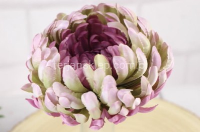 Chryzantema wyrobowa ART084 (12 szt) powder violet #16