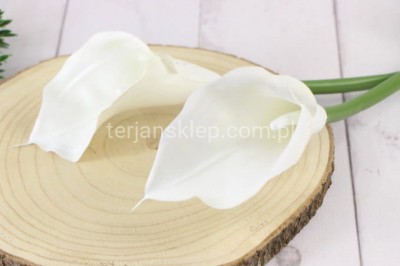 Calla gumowa ANA1013 white #138S