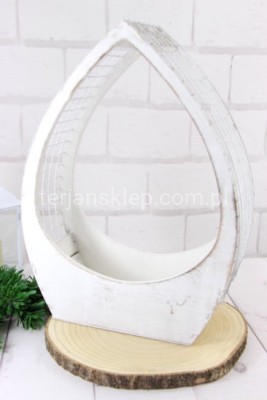 ŁEZKA - baza do kompozycji  biała