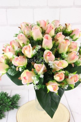 Bukiet róż JH064 BOGATY (lemon peach)