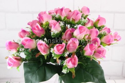 Bukiet róż JH064 BOGATY (pink)