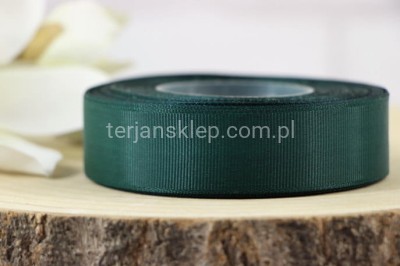 Taśma rypsowa 2,5cm x 25Y bottle green