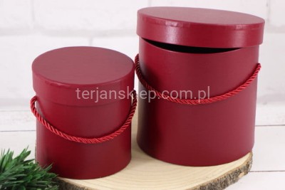 Flower box W5070 /2  burgundy
