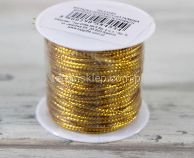 Sznurek szpulka SZM10 (91,5 mb) gold #100